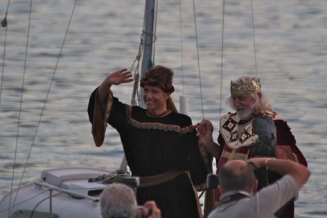 Maccagno - sbarco dell'imperatore